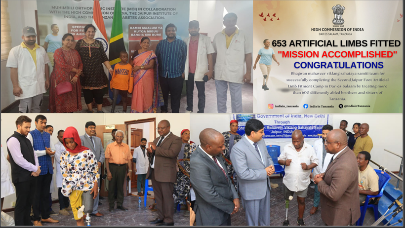 Second Jaipur Foot artificial limb camp, Dar es Salaam