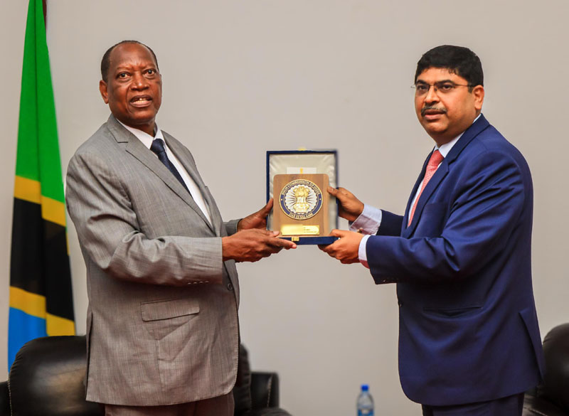 H.E. Bishwadip Dey, High Commissioner of India, met H.E. Palamagamba John Aidan Kabudi, Hon'ble Minister of Information, – photo 3