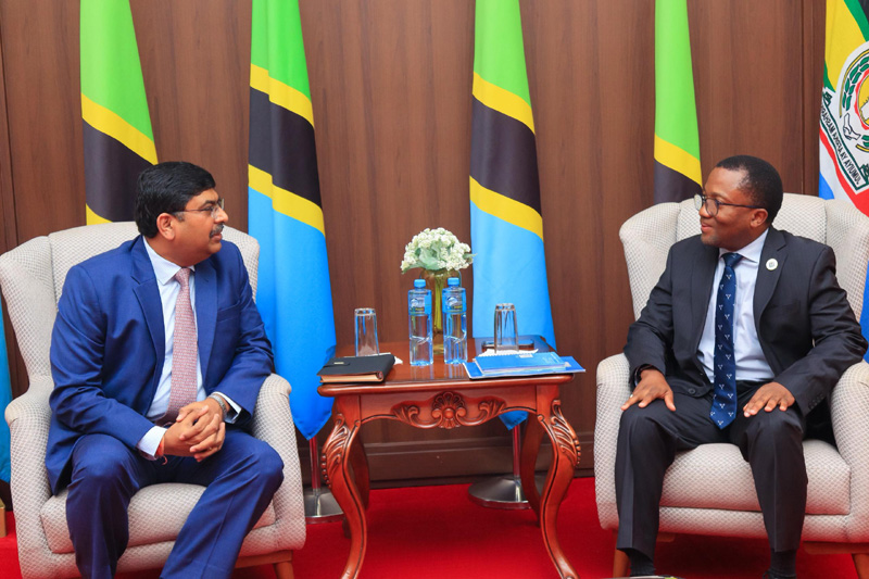 H.E. Mr. Bishwadip Dey, High Commissioner of India met with Amb. Noel E. Kaganda, Director - Multilateral Cooperation at – photo 3