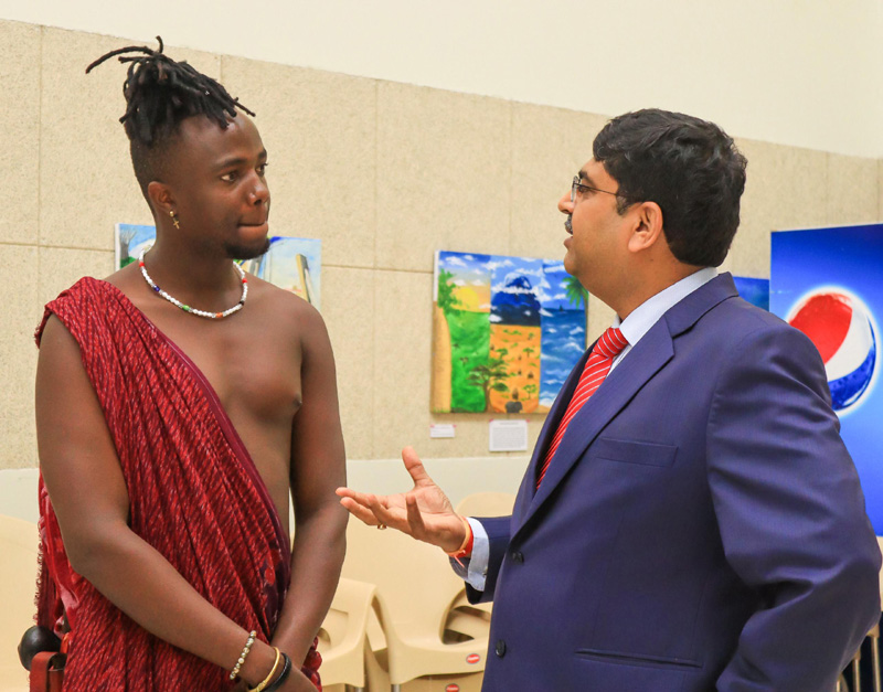 High Commissioner of India H.E. Bishwadip Dey interacted with Mr. Kili Paul, famous Tanzanian social media influencer an – photo 4