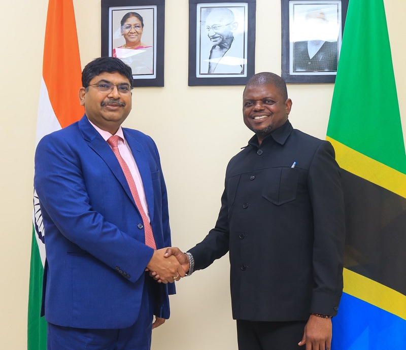 High Commissioner Bishwadip Dey, met with Mr. Adrian Nyangamalle, Former Chairman & Executive Director of the Tanzania A – photo 2