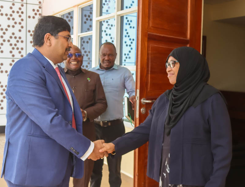 High Commissioner Mr. Bishwadip Dey met Prof. Najat Kassim Mohamed, Director General of the Tanzania Atomic Energy Commi – photo 2