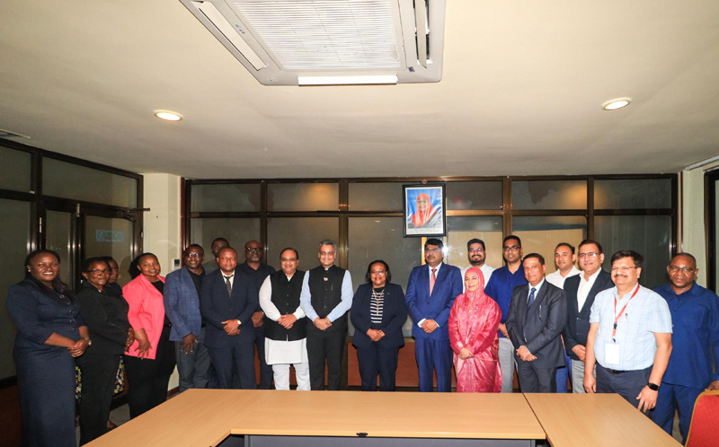 H.E. Mr. Bishwadip Dey, High Commissioner of India met with Dr. Pindi Hazara Chana, Hon. Minister for National Resources – photo 7