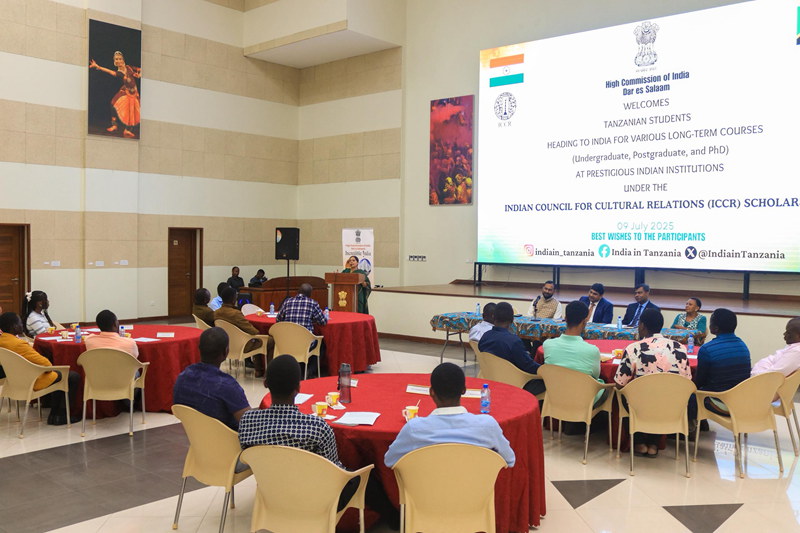 High Commission of India hosted a pre-departure orientation for 20 Tanzanian students selected under the prestigious Ind – photo 2