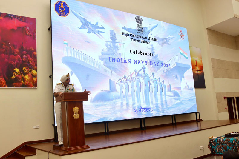 High Commissioner Mr. Bishwadip Dey presided over the Indian Navy Day 2024 celebrations at the High Commission. The high – photo 3