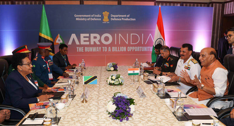 Minister of Defence and National Service of Tanzania, H.E. Dr. Stergomena Lawrence Tax attended Aero India 2025 from 10- – photo 2