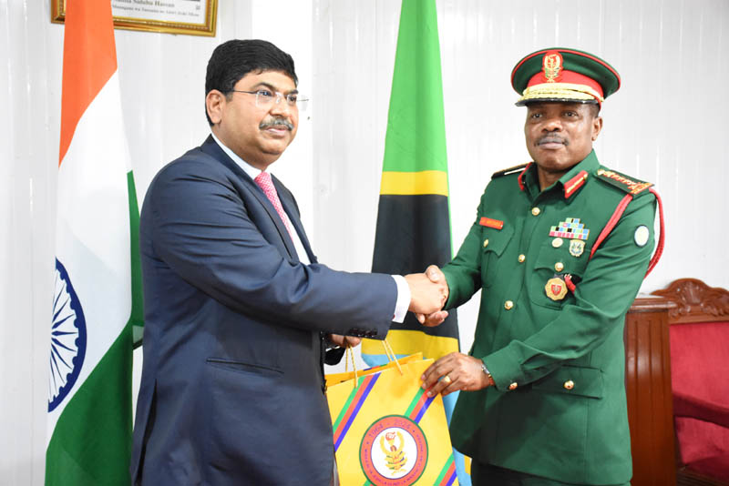 High Commissioner Shri Bishwadip Dey presents credentials to Ms. Veronica M. Nduva, Secretary General of the East Africa – photo 4