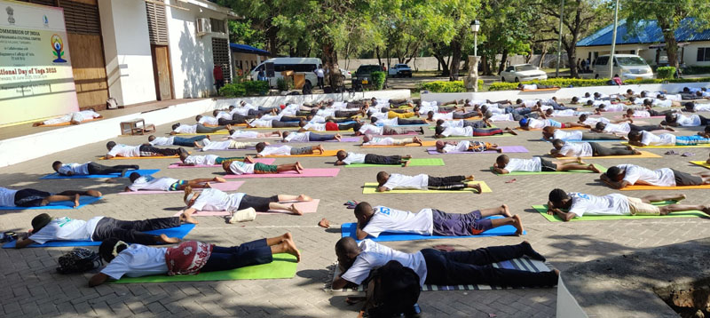 High Commission of India organized the 11th International Day of Yoga Event in Bagamoyo, Tanzania on 18th June 2025. – photo 8