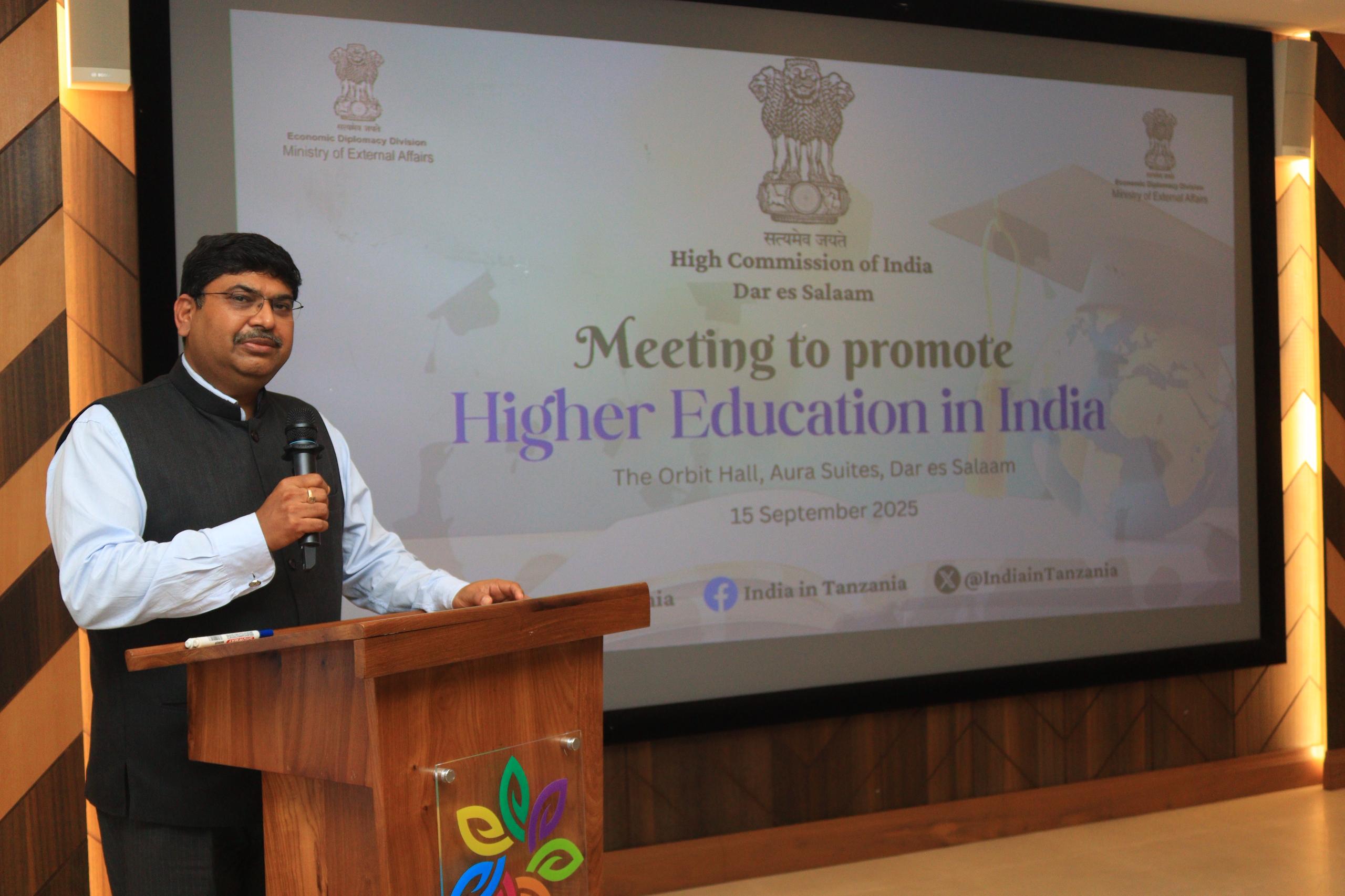 High Commission of India organized a meeting with the leading educational institutes and stakeholders in Dar es Salaam ( – photo 7