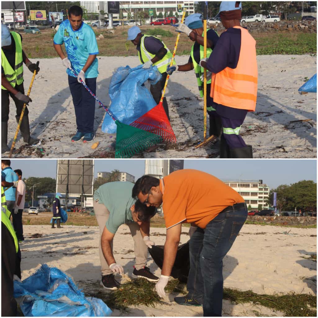 High Commission of India organized a Beach Cleaning Programme as part of the #SwachhataHiSeva2025 Campaign (25 September – photo 3