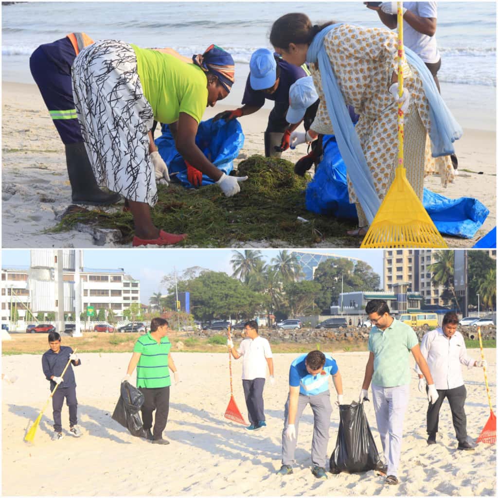 High Commission of India organized a Beach Cleaning Programme as part of the #SwachhataHiSeva2025 Campaign (25 September – photo 5