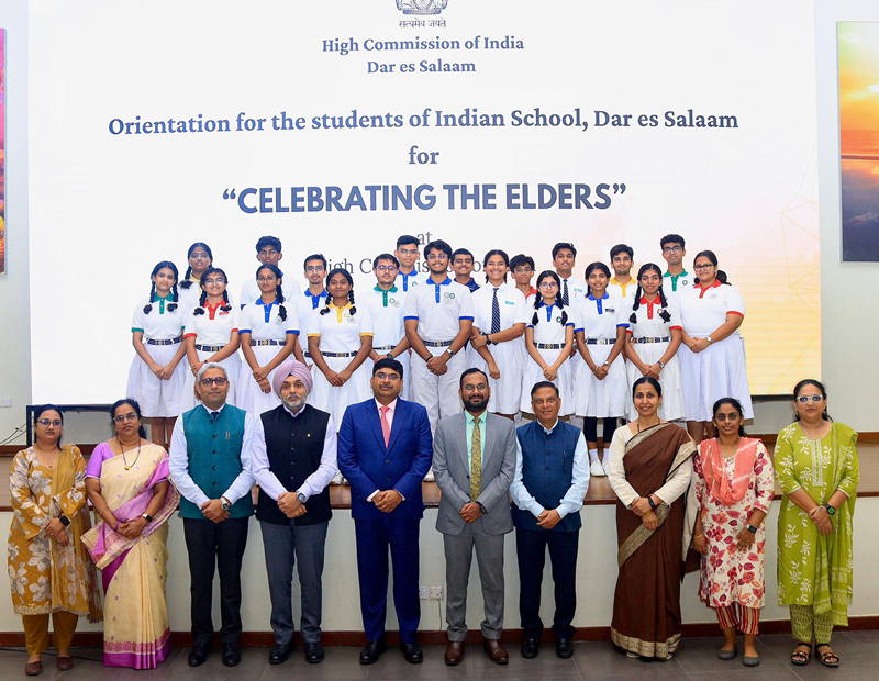High Commission of India hosted the students of Indian School, Dar es Salaam for an orientation event on Celebrating The – photo 2