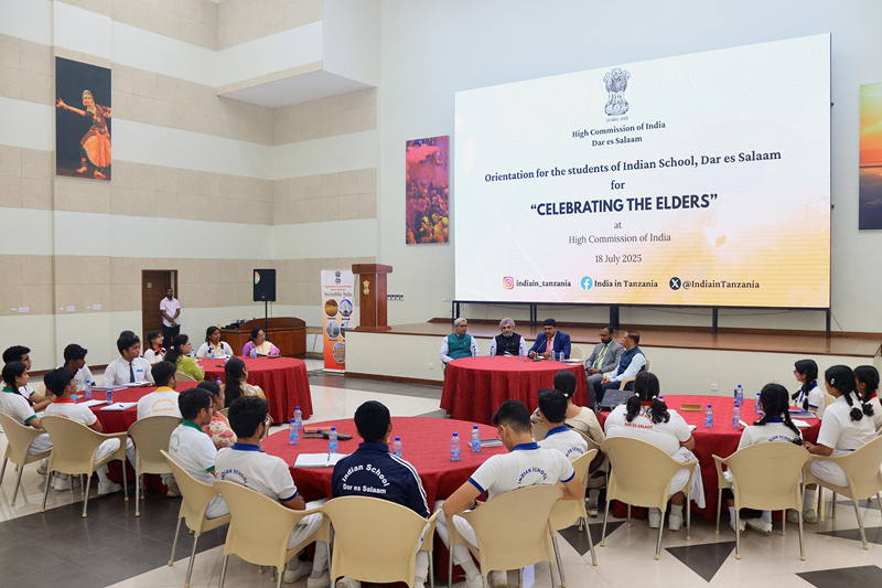 High Commission of India hosted the students of Indian School, Dar es Salaam for an orientation event on Celebrating The – photo 3
