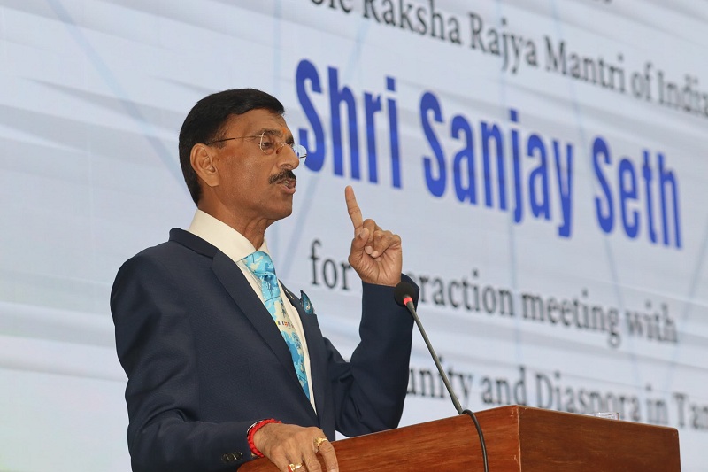 Hon'ble Raksha Rajya Mantri of India Shri Sanjay Seth interacted with the Indian Community and Indian Diaspora at the Hi – photo 7