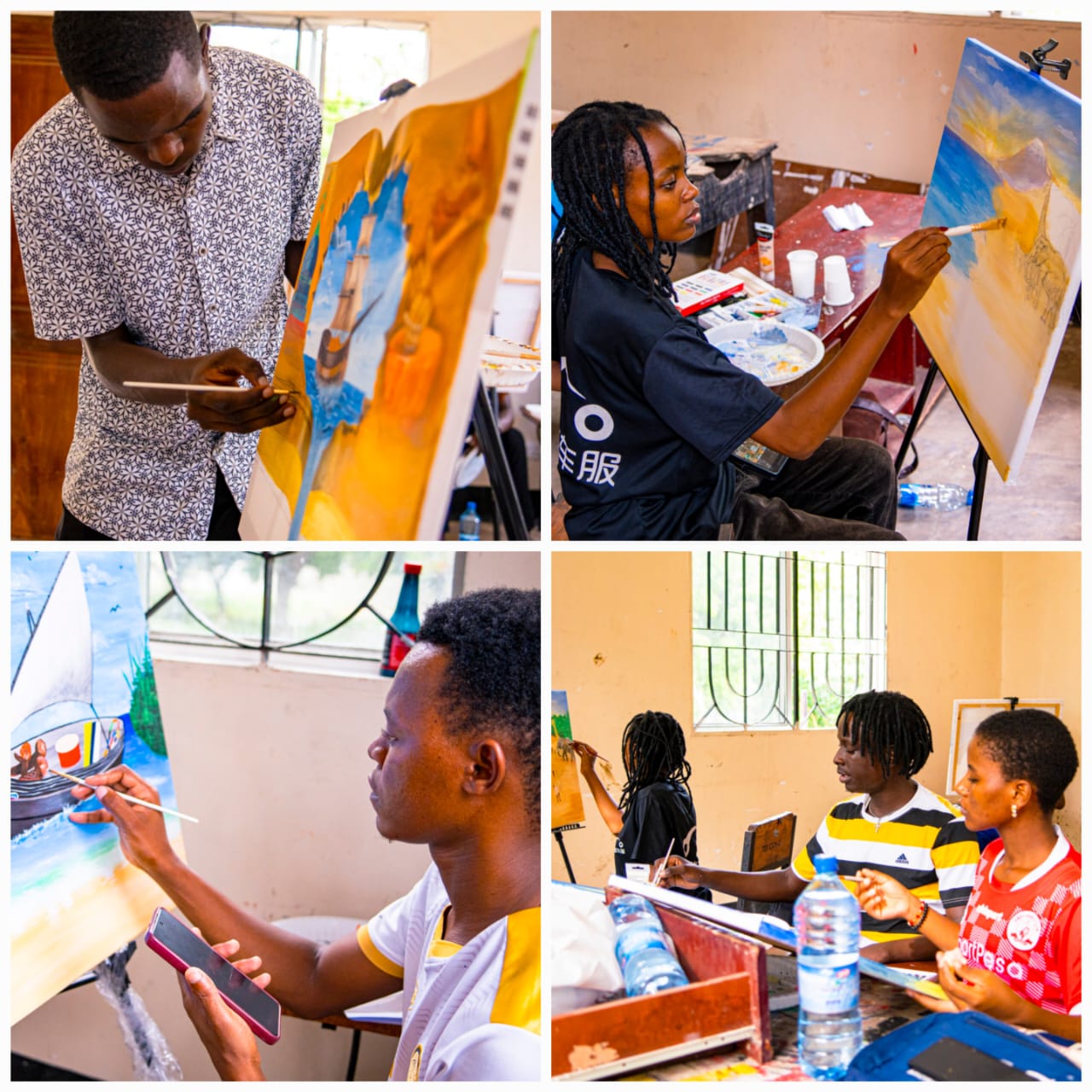 High Commission of India organized a Painting Competition on the theme “Indian Ocean – Connecting Indian and Tanzanian C – photo 11