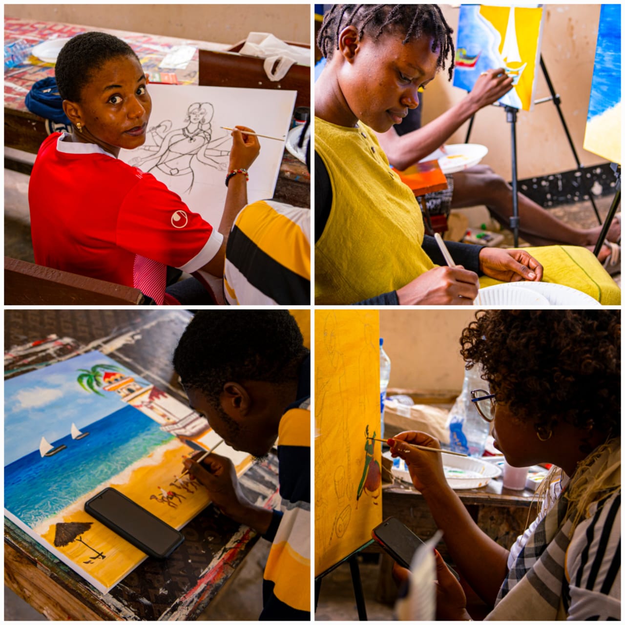 High Commission of India organized a Painting Competition on the theme “Indian Ocean – Connecting Indian and Tanzanian C – photo 12