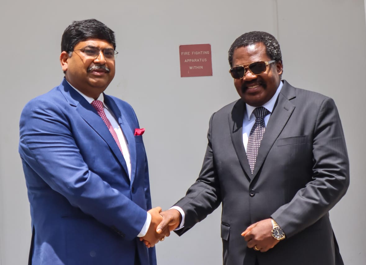 H.E. Shri Bishwadip Dey, High Commissioner of India to Tanzania called on H.E. Dr. Emmanuel Nchimbi, Hon�ble Vice Presid – photo 6