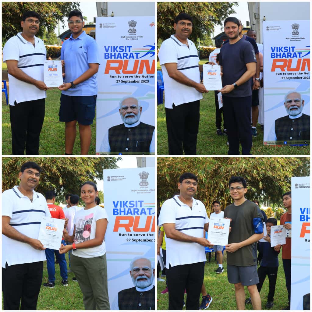 High Commission of India organized Viksit Bharat Run in Dar es Salaam as part of Seva Pakhwada (27 September 2025) – photo 8