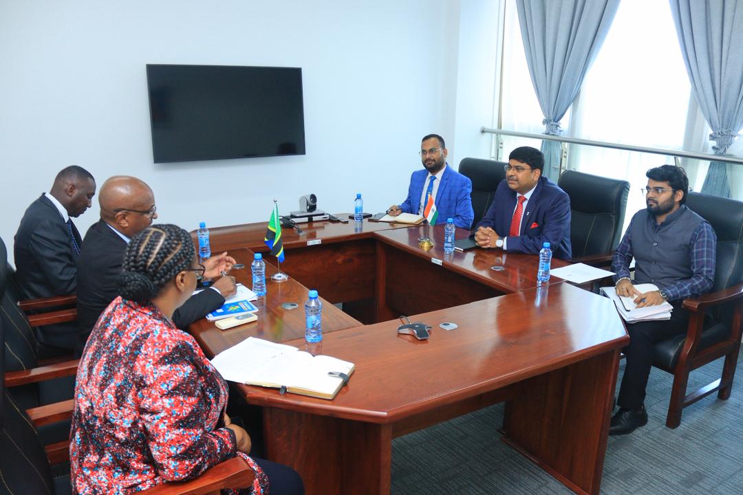 H.E. Shri Bishwadip Dey, High Commissioner of India met with Amb. Samwel William Shelukindo, Permanent Secretary of the  – photo 4