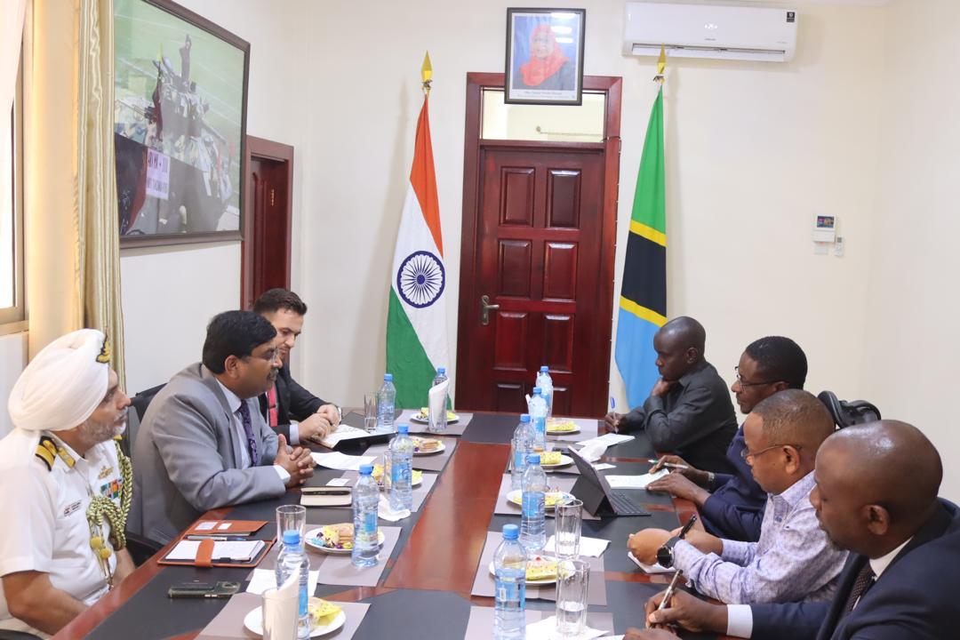 H.E. Bishwadip Dey, High Commissioner of India met Hon. Dr. Rhimo Simeon Nyansaho, Minister of Defence and National Serv – photo 2