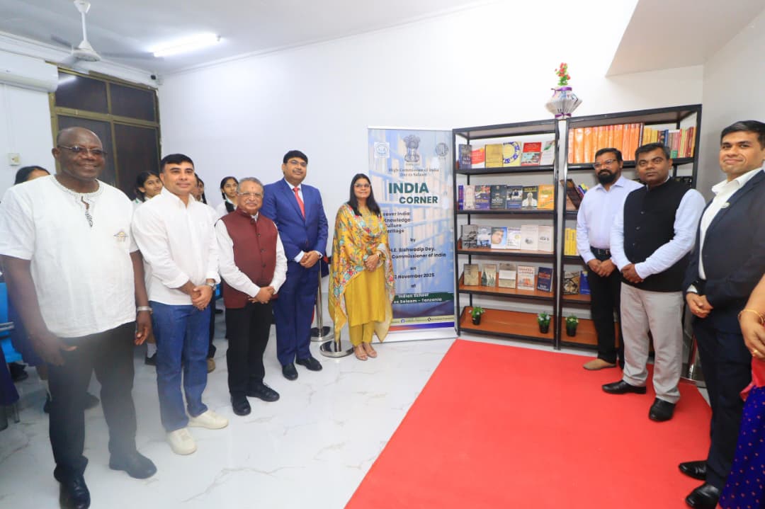 Mr. Bishwadip Dey, High Commissioner of India to Tanzania, inaugurated the "India Book Corner" at the Indian School in D – photo 5