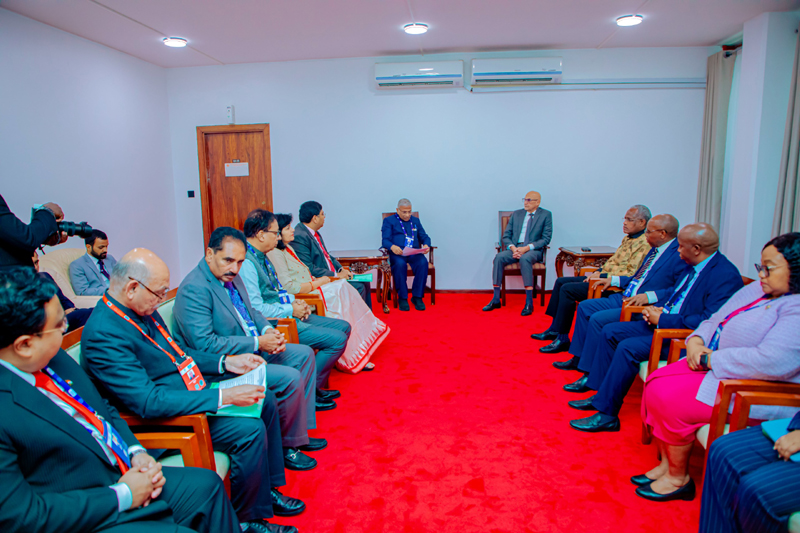 Shri Harivansh, Hon�ble Deputy Chairman of Rajya Sabha held a bilateral meeting with H.E. Mussa Azzan Zungu, Hon'ble Spe – photo 7