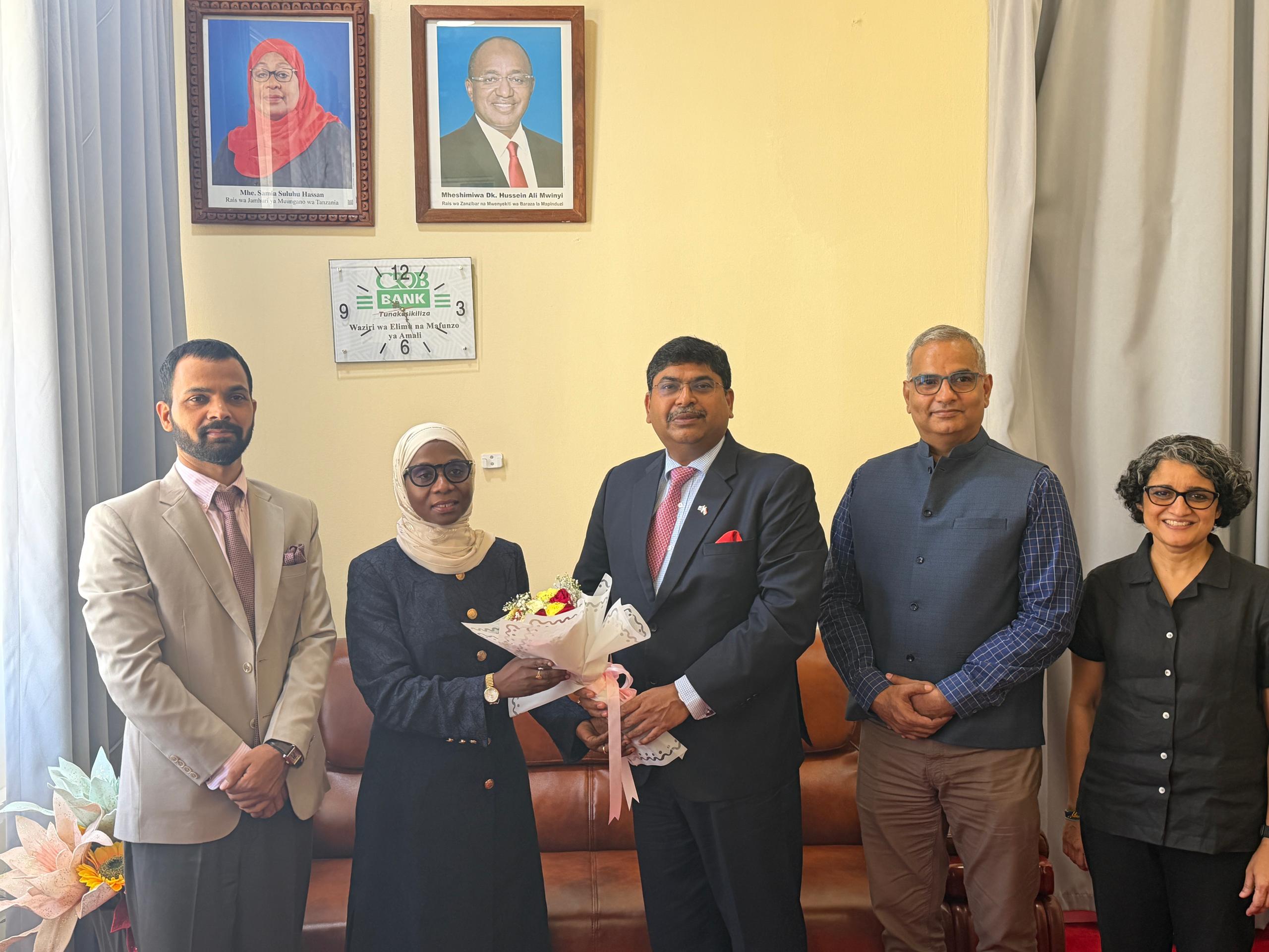 Hon. Lela Muhamed Mussa, Minister of Education & Vocational Training, Revolutionary Government of Zanzibar (11 August 20 – photo 2