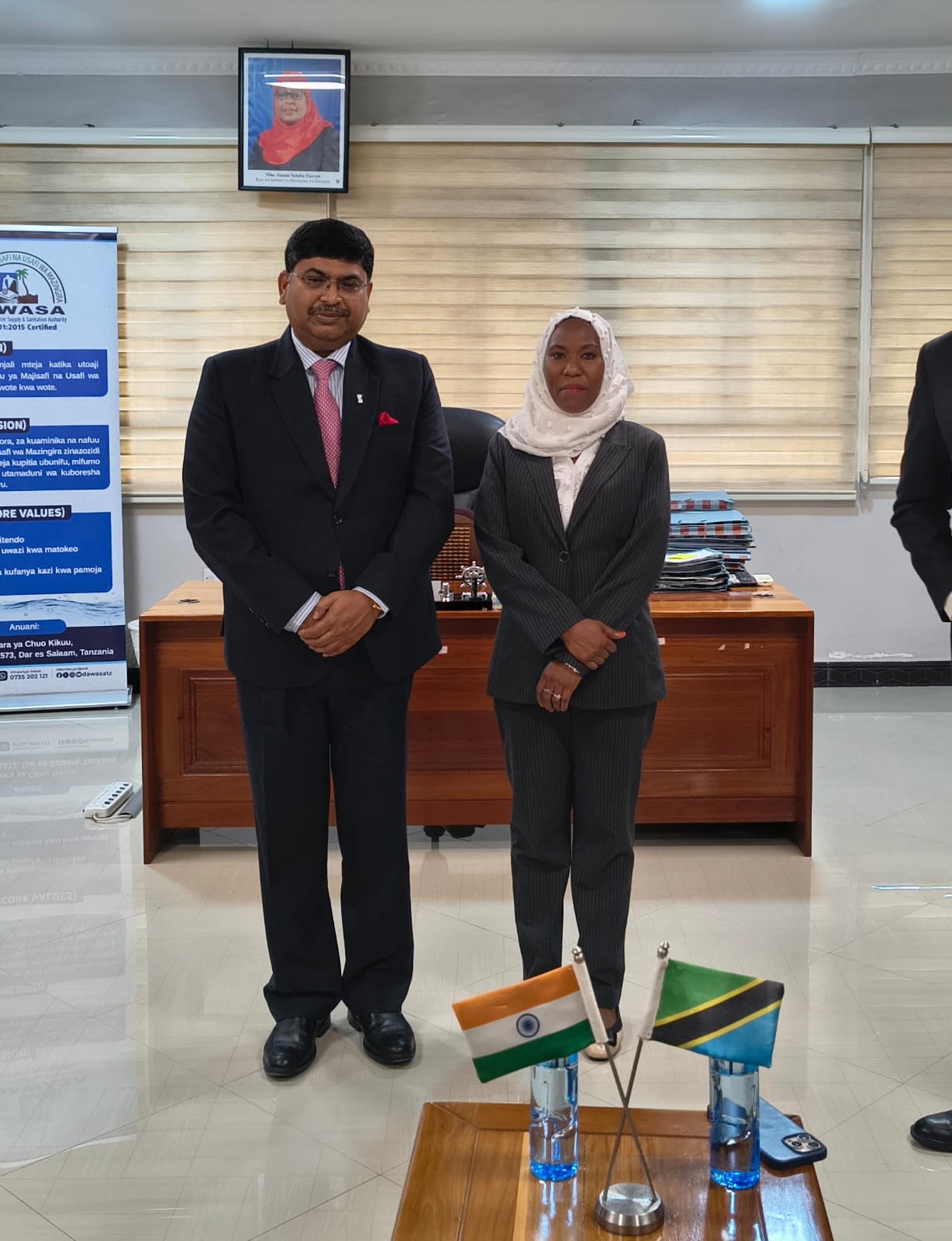H.E. Mr. Bishwadip Dey, High Commissioner of India to Tanzania, met with H.E. Eng. Mwajuma Waziri, Permanent Secretary,  – photo 2