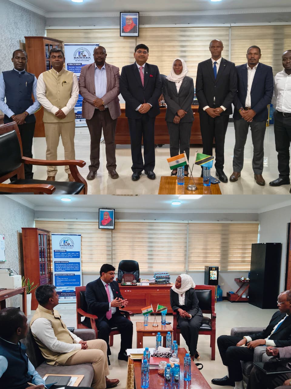 H.E. Mr. Bishwadip Dey, High Commissioner of India to Tanzania, met with H.E. Eng. Mwajuma Waziri, Permanent Secretary,  – photo 3
