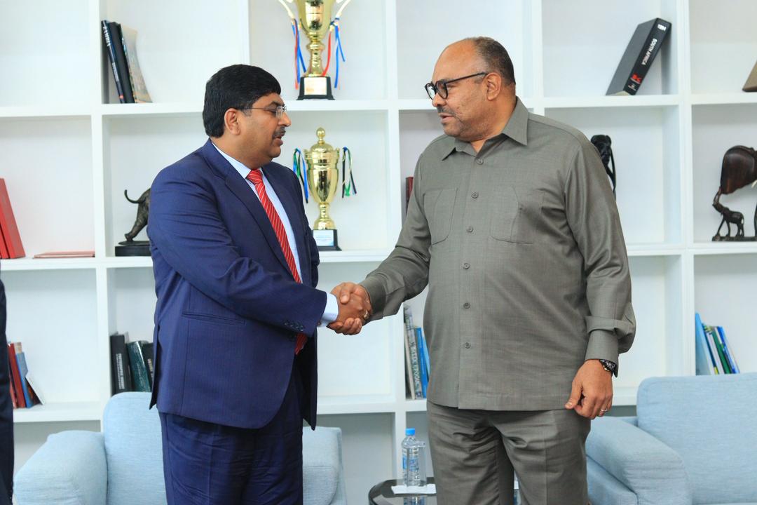 Mr. Bishwadip Dey met with H.E. Amb. Mahmoud Thabit Kombo, Hon'ble Minister of Foreign Affairs and East African Cooperat – photo 7
