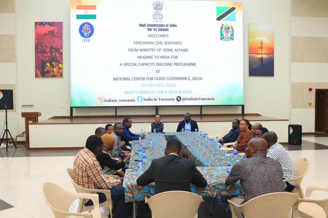 High Commission hosted an orientation for Ministry of Home Affairs officials attending an ITEC Program for Tanzanian Civ – photo 8