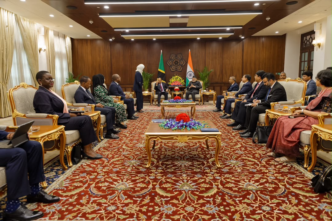 Honorable Vice President of India, Shri C.P. Radhakrishnan, met with H.E. Dr. Hussein Ali Mwinyi, President of Zanzibar  – photo 5