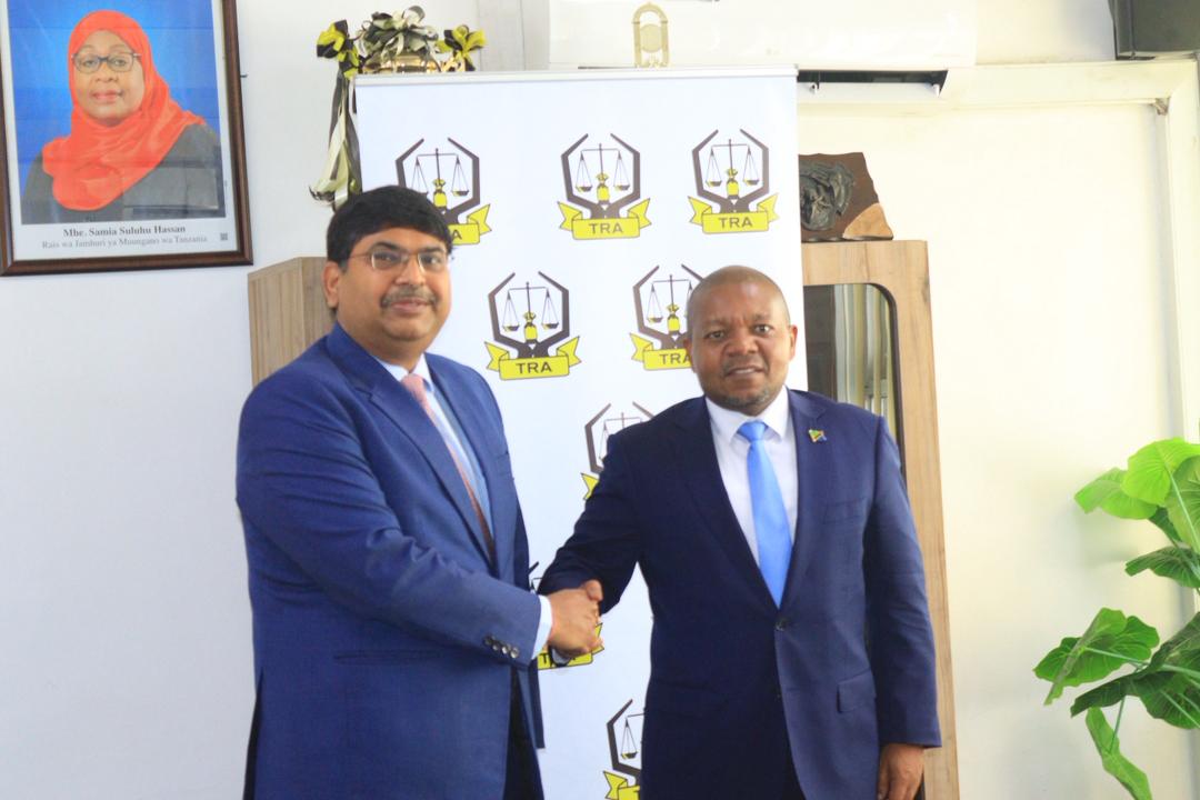 H.E. Shri Bishwadip Dey, High Commissioner of India to Tanzania met with Mr. Yusuph Juma Mwenda, Commissioner General of – photo 4