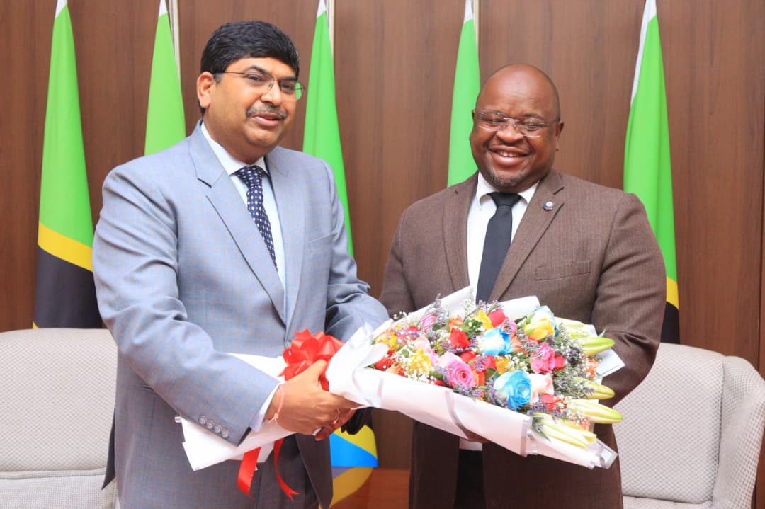 H.E. Mr. Bishwadip Dey, High Commissioner of India to Tanzania met with H.E. Dr. Ng'waru Jumanne Maghembe (MP), Hon'ble  – photo 3